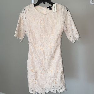 Forever 21 Vintage Floral Embroidered Dress